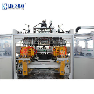 주문 농약 병 HDPE 중공 성형 기계 자동 윤활 포스트 냉각 online manufacture